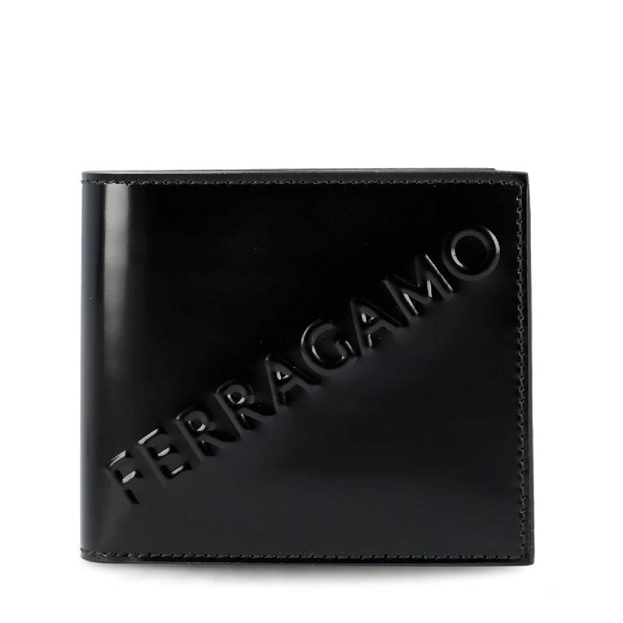 Ferragamo Embossed Logo Leather Wallet
