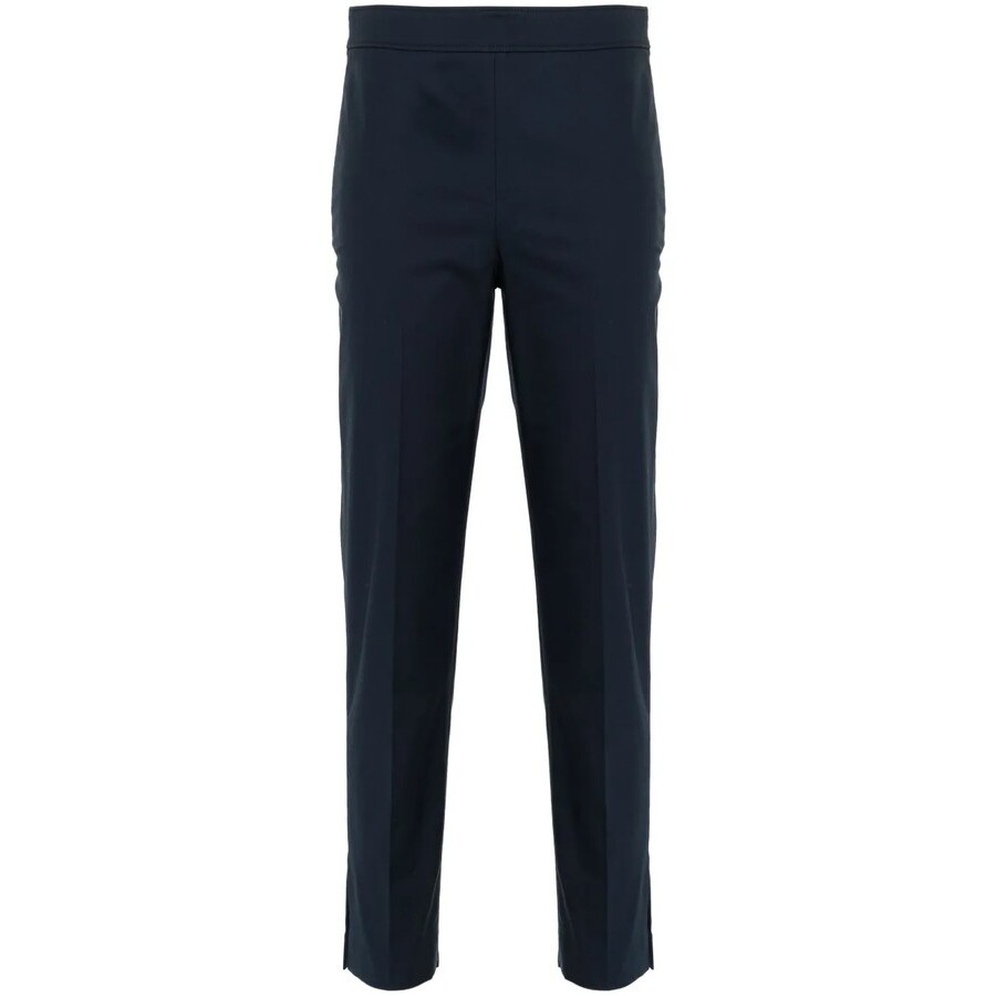 Brunello Cucinelli Wonight Sky Tailored Straight Leg Trousers With Side Slits