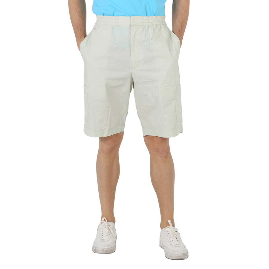 Ambush Mens Green Lily Green Drawstring Cotton Bermuda Shorts