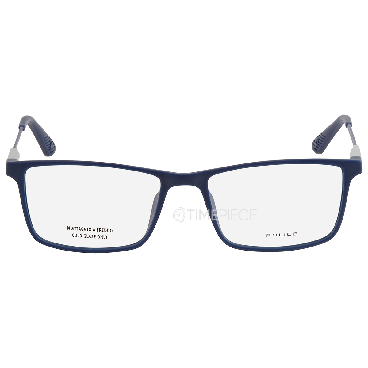 Police Demo Rectangular Mens Eyeglasses VPL696 0R22 53