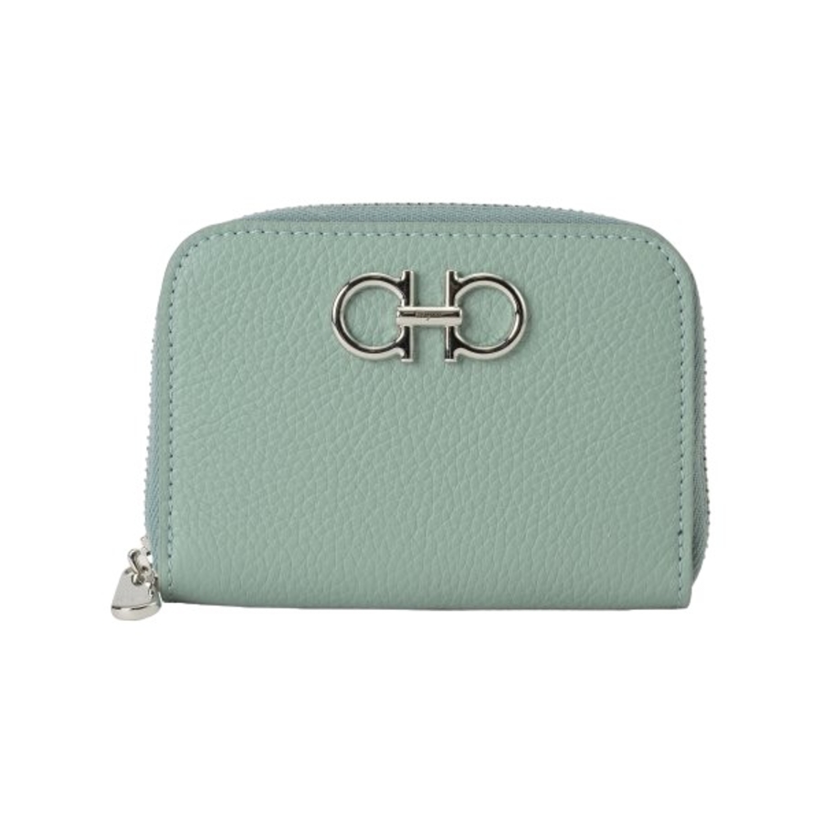 Ferragamo Gancini Wallet — Green