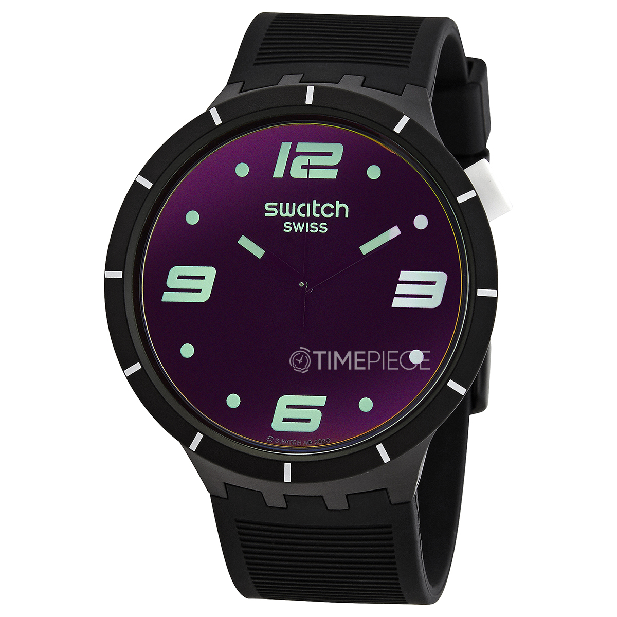 Swatch Futuristic Black Quartz Mens Watch SO27B119