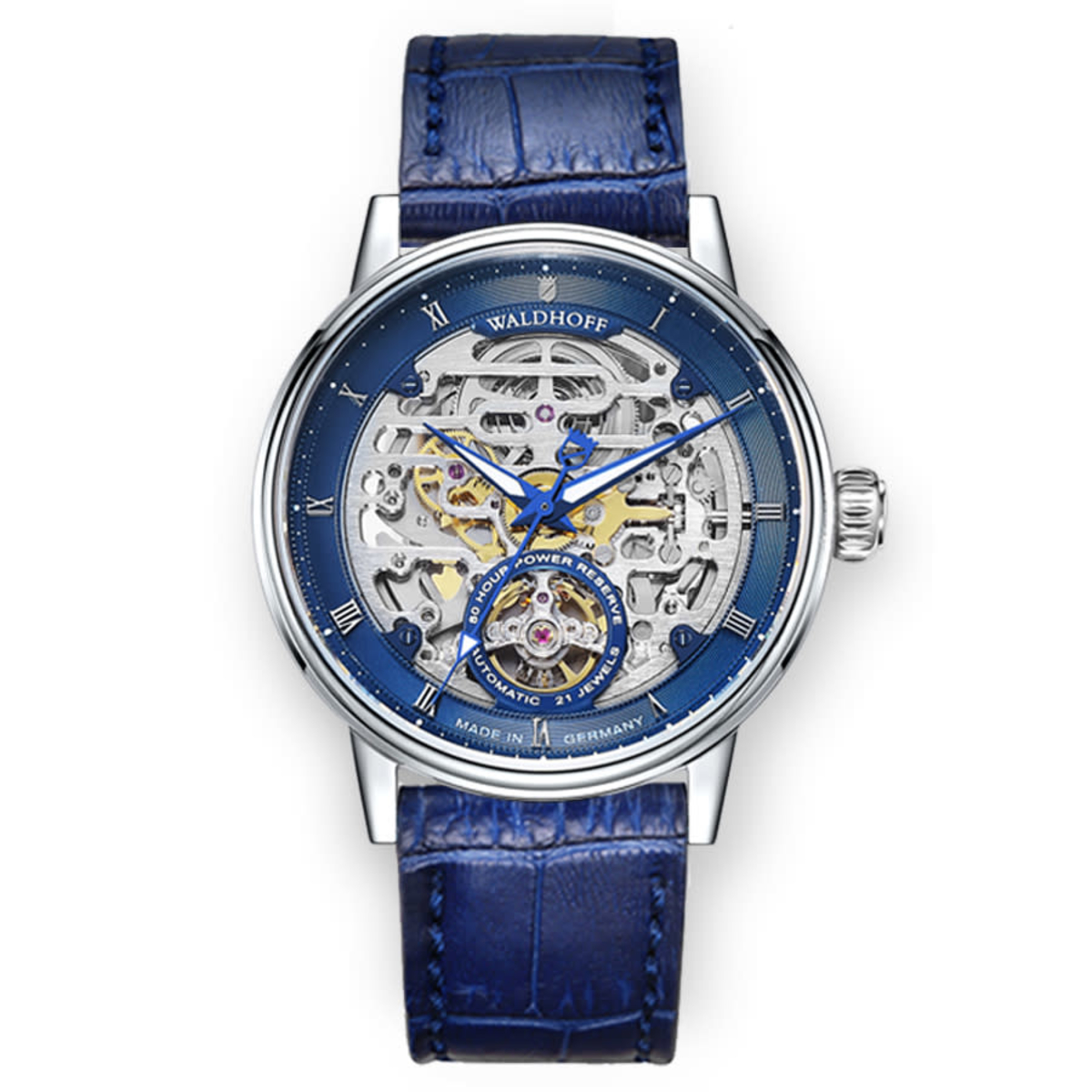 Waldhoff Capital Automatic Blue Dial Mens Watch Waldhoff Capital