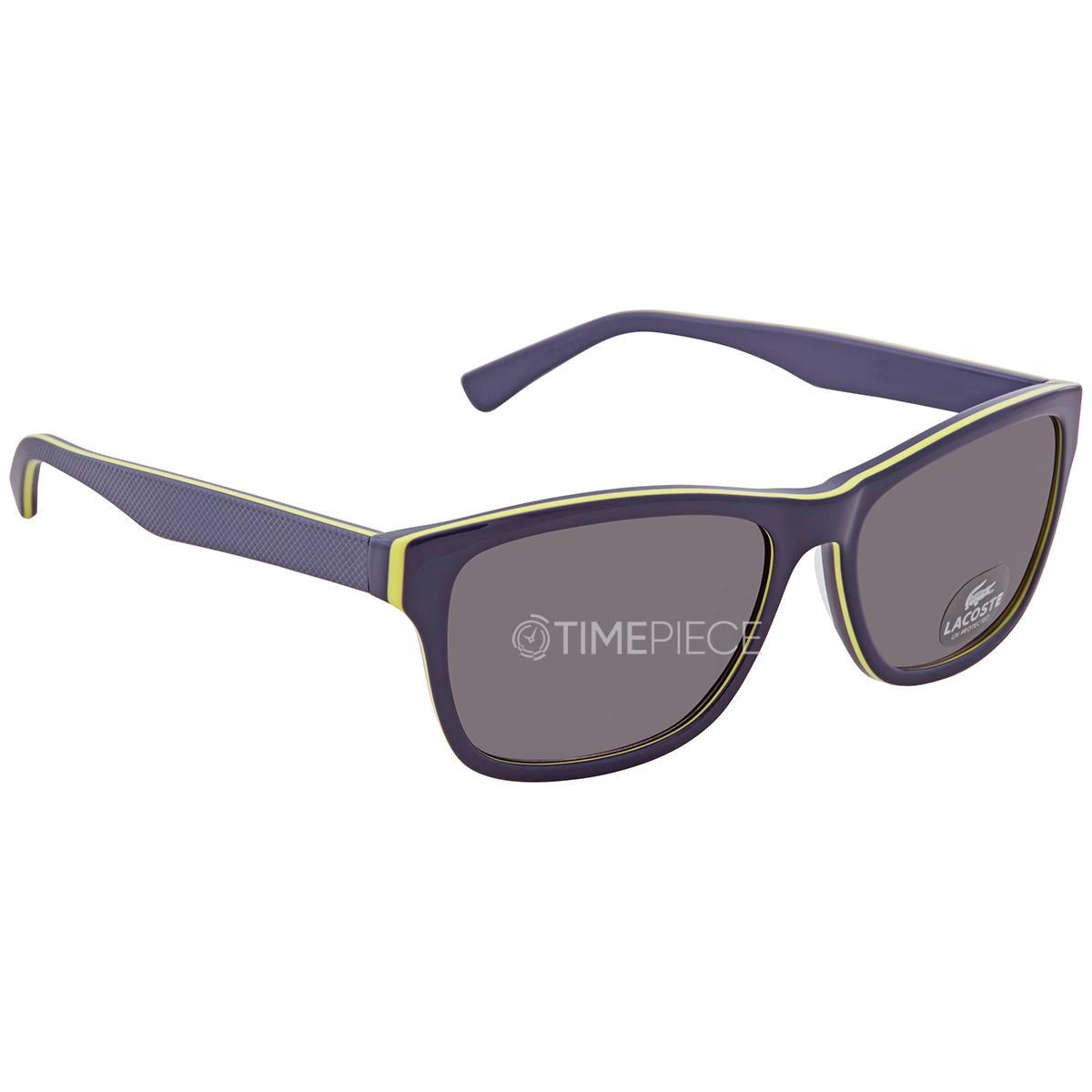 Lacoste Grey Square Unisex Sunglasses L683S 414 55