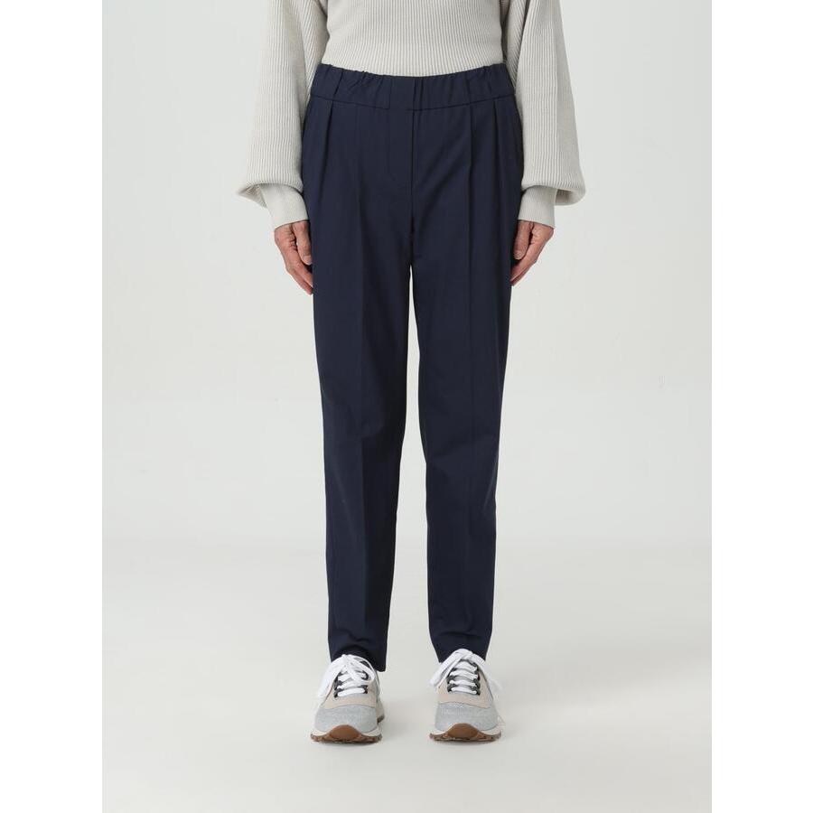 Brunello Cucinelli Wodark Blue Tailored Trousers