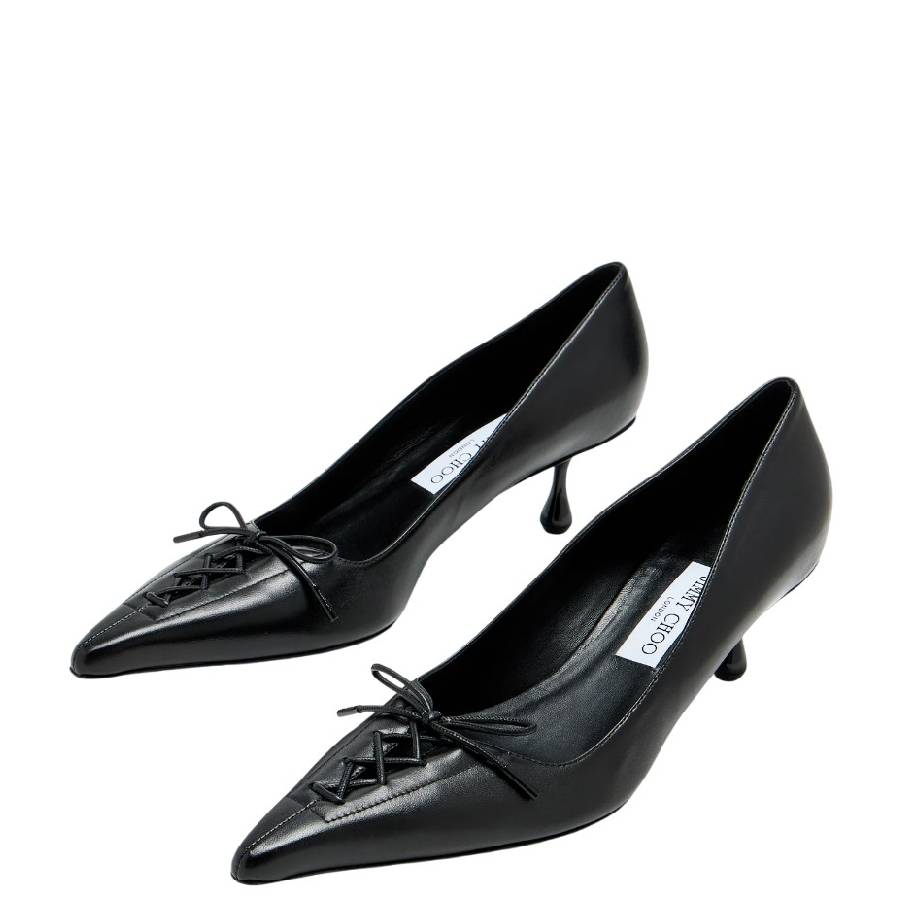 Jimmy Choo Scarlett 50 Leather Heel Pumps