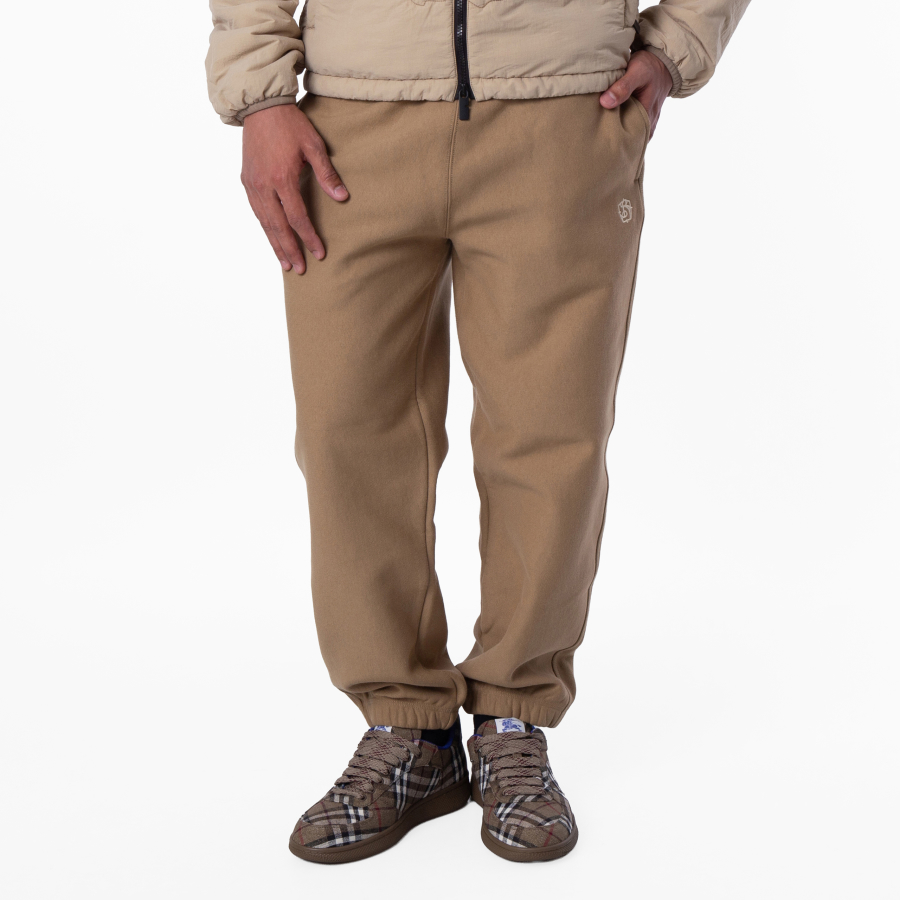 Burberry Logo Embroidered Cotton Track Pants