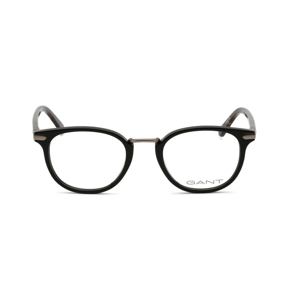 GANT Mens Black Round Eyeglass Frames GA311500149