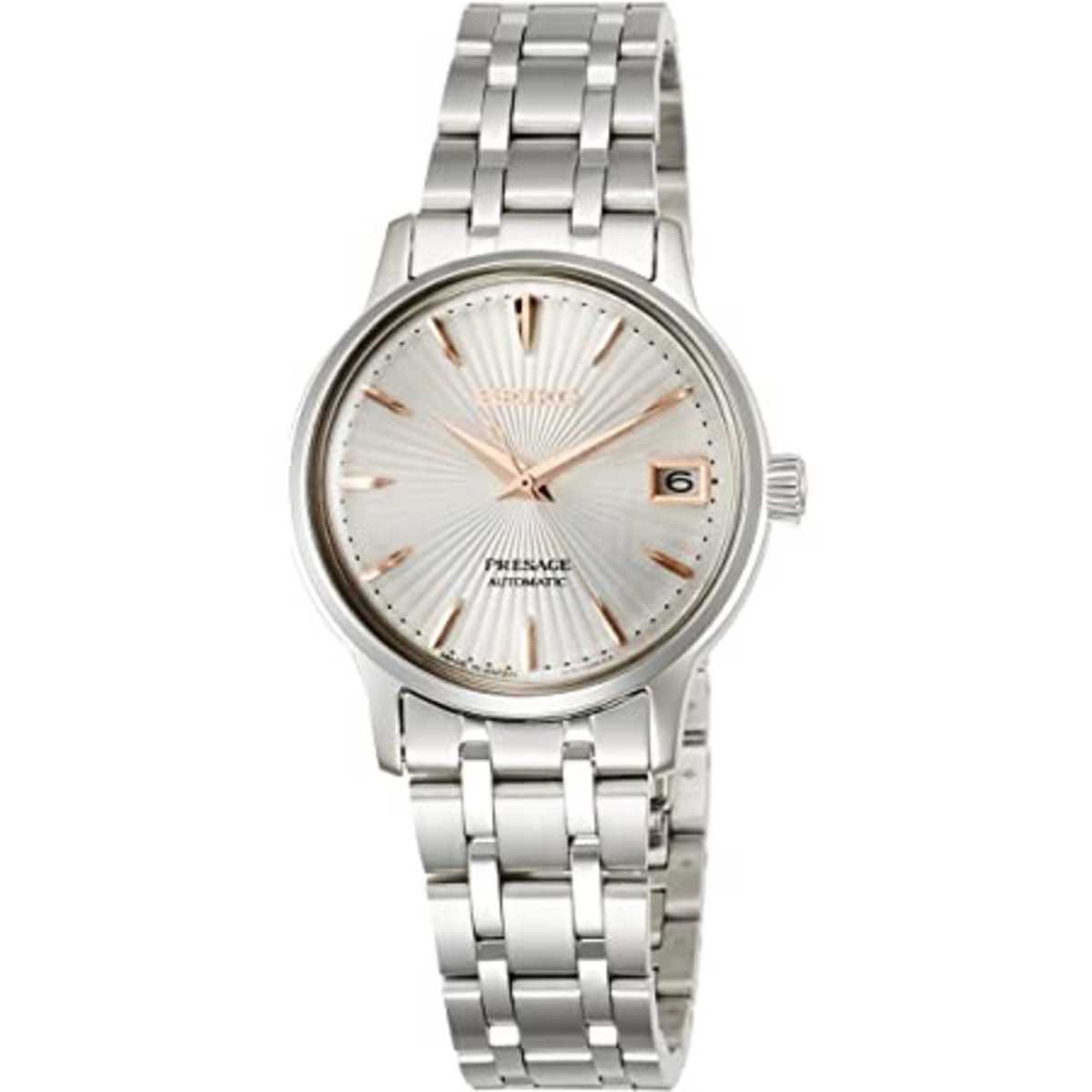 Seiko Presage Automatic Silver Dial Ladies Watch SRRY025