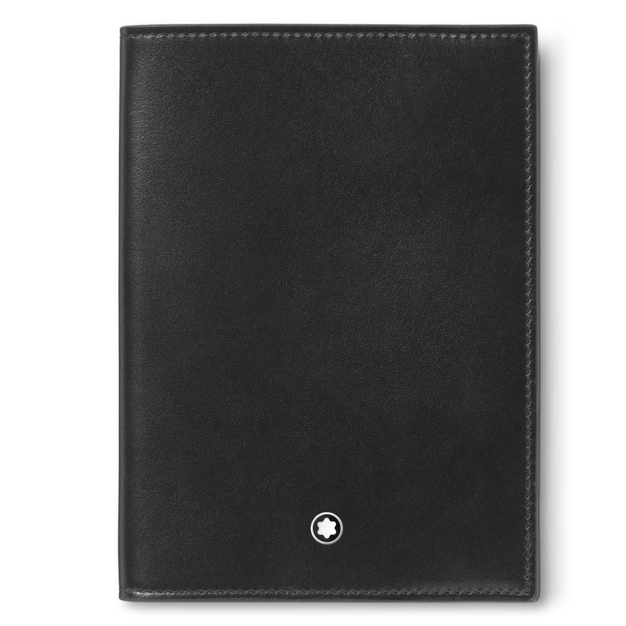 Montblanc Meisterstuck Leather Passport Holder - Black