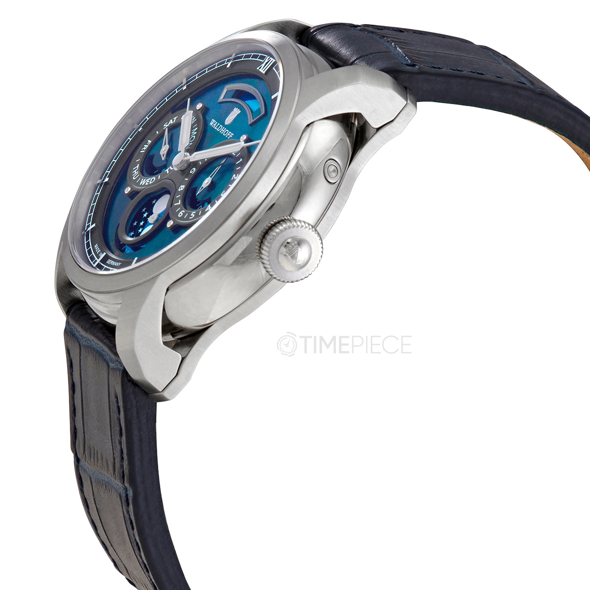 Waldhoff Olympus Blue Dial Mens Watch Olympus Royal Blue Obsidian