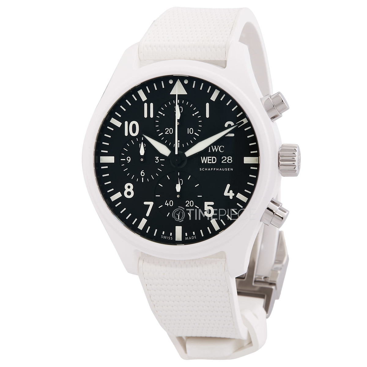 IWC Pilot Chronograph Top Gun Top Gun Automatic Black Dial Mens Watch