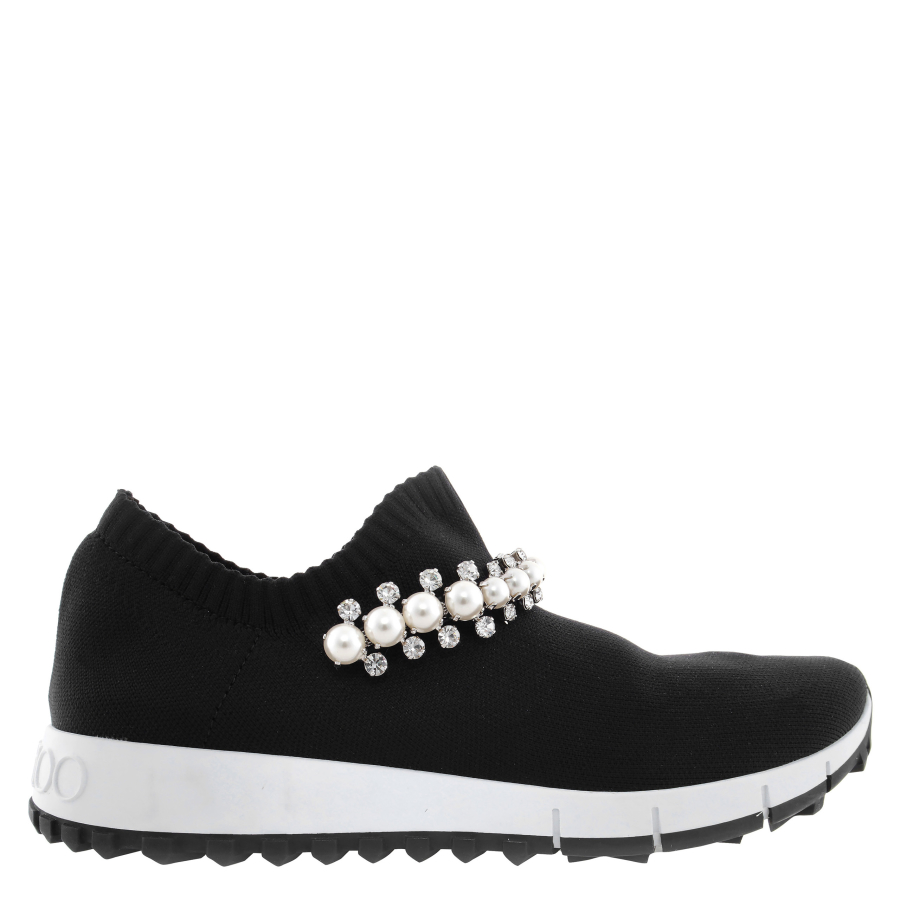 Jimmy Choo Verona Womens Black/White Sock Trainers