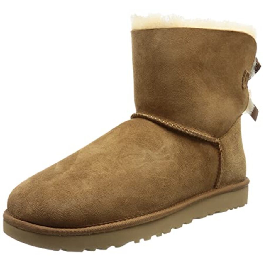 Ugg Women's Mini Bailey Bow Ii Slip On Boots - Chestnut