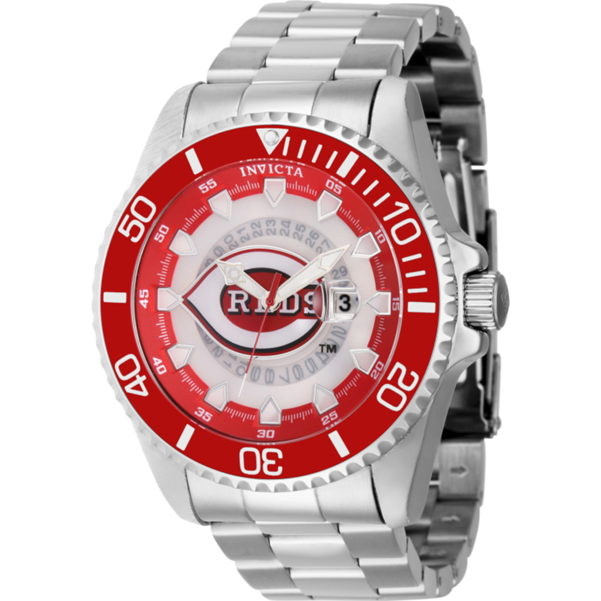 Invicta MLB Cincinnati Reds Quartz Mens Watch 43460