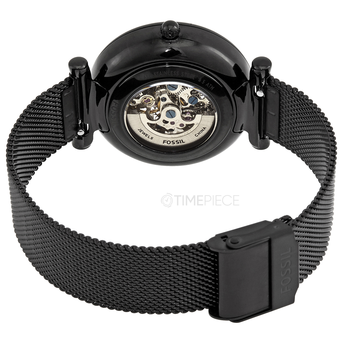 Fossil Carlie Automatic Blue Dial 