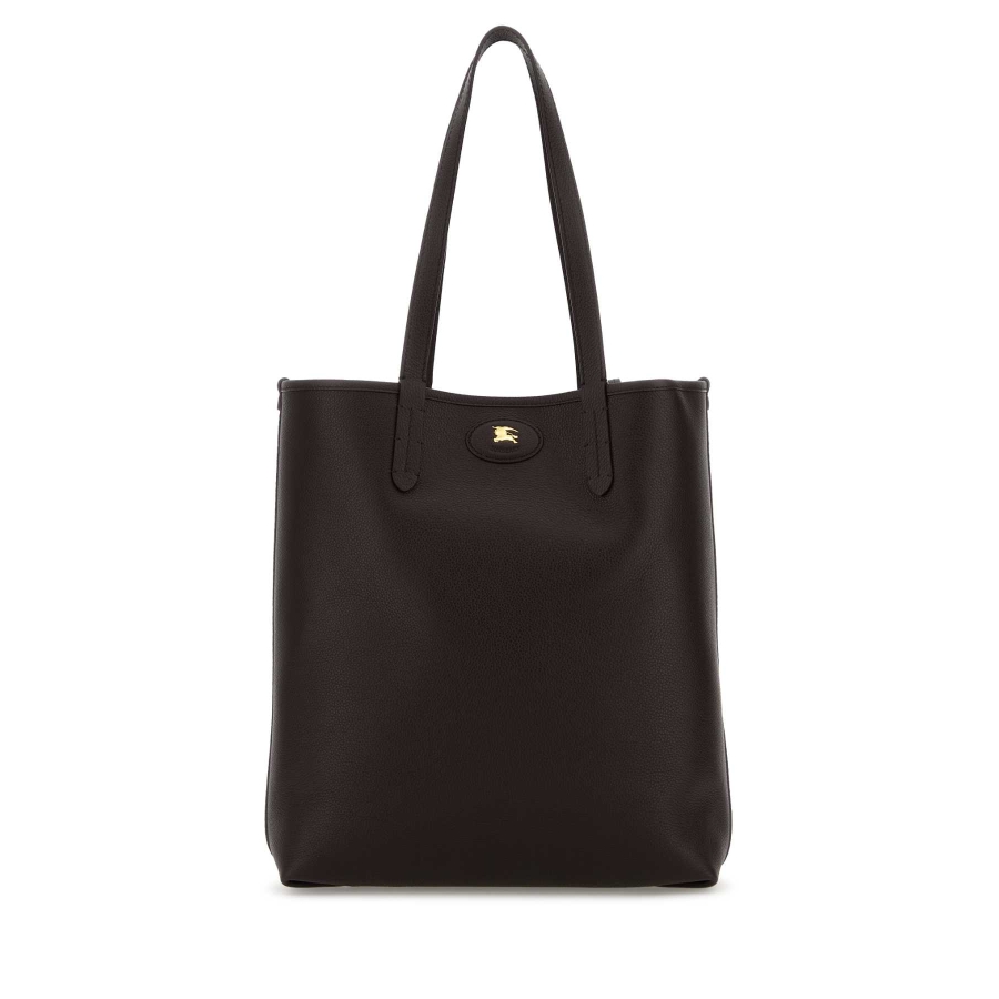 Burberry Dark Brown Leather Bloomsbury Shopping Bag