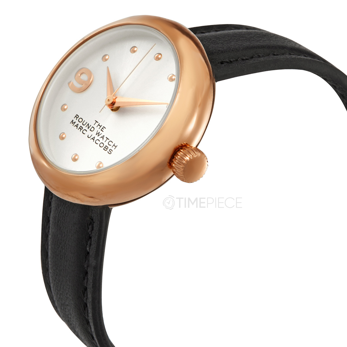 Marc Jacobs The Round Quartz White Dial Ladies Watch