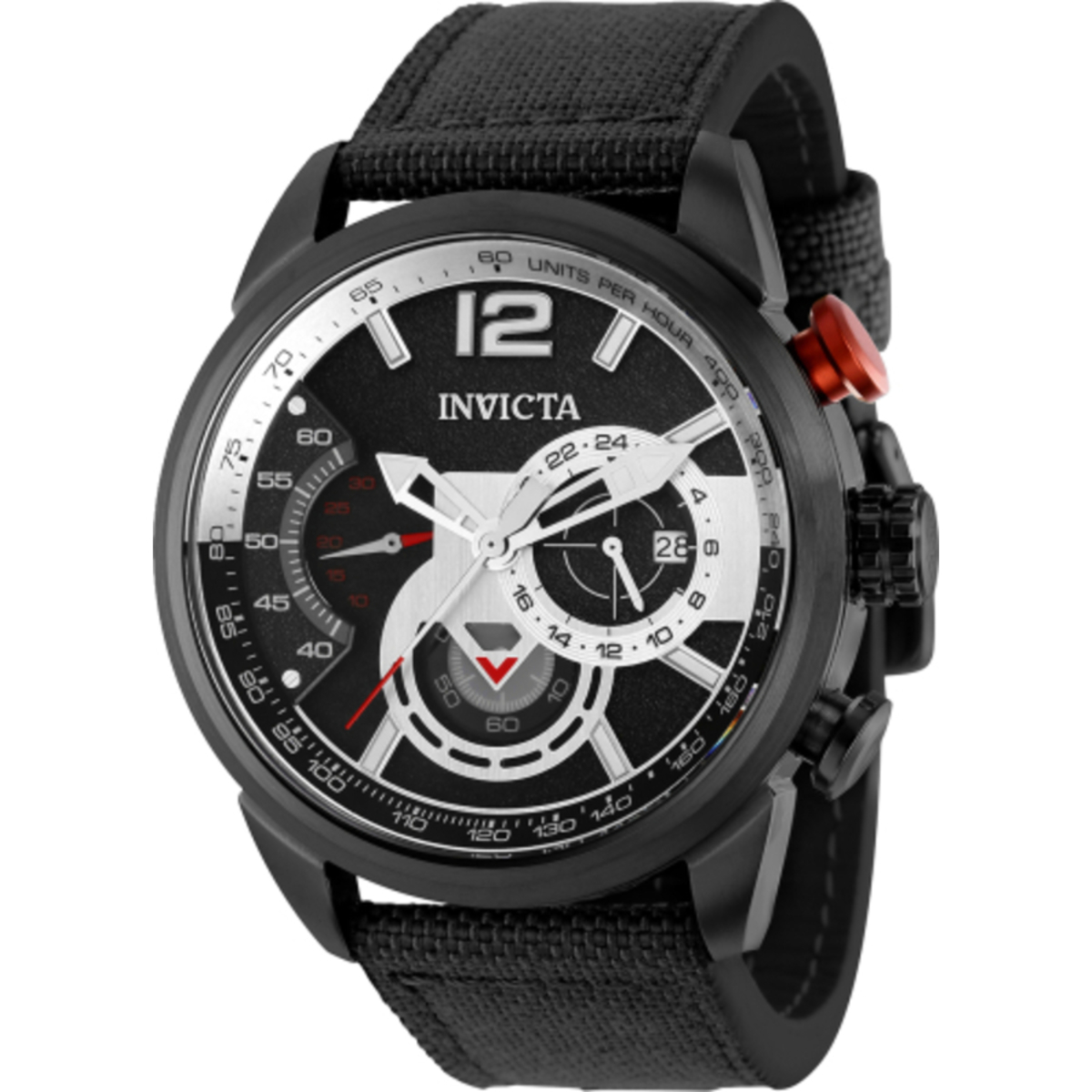 Invicta Aviator Chronograph Quartz Black Dial Mens Watch 39657