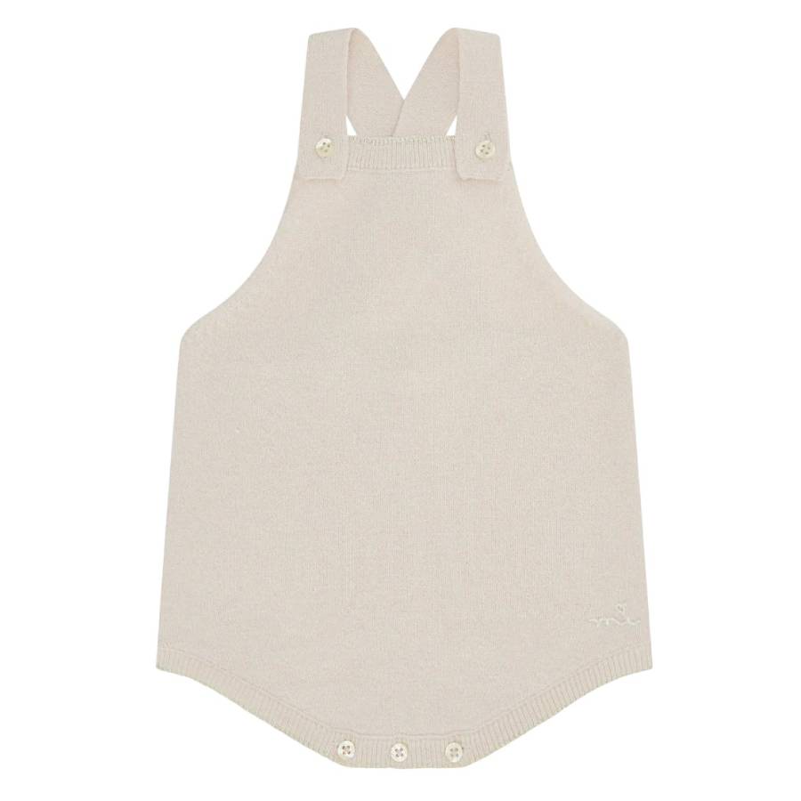 Marie Chantal Infant MC Embroidered Cashmere Sparkle Romper