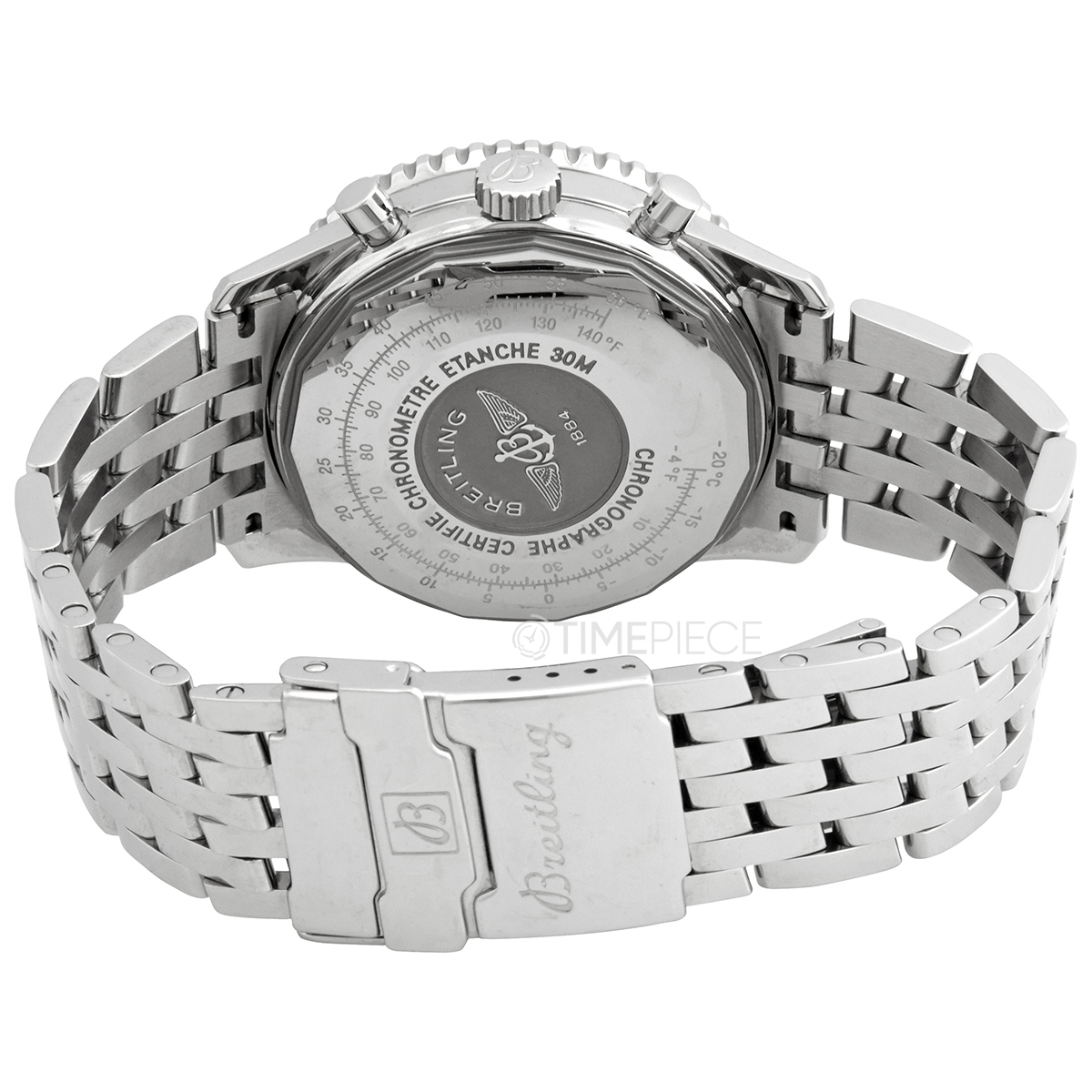 Breitling Navitimer Chronograph Automatic Silver Dial Mens Watch