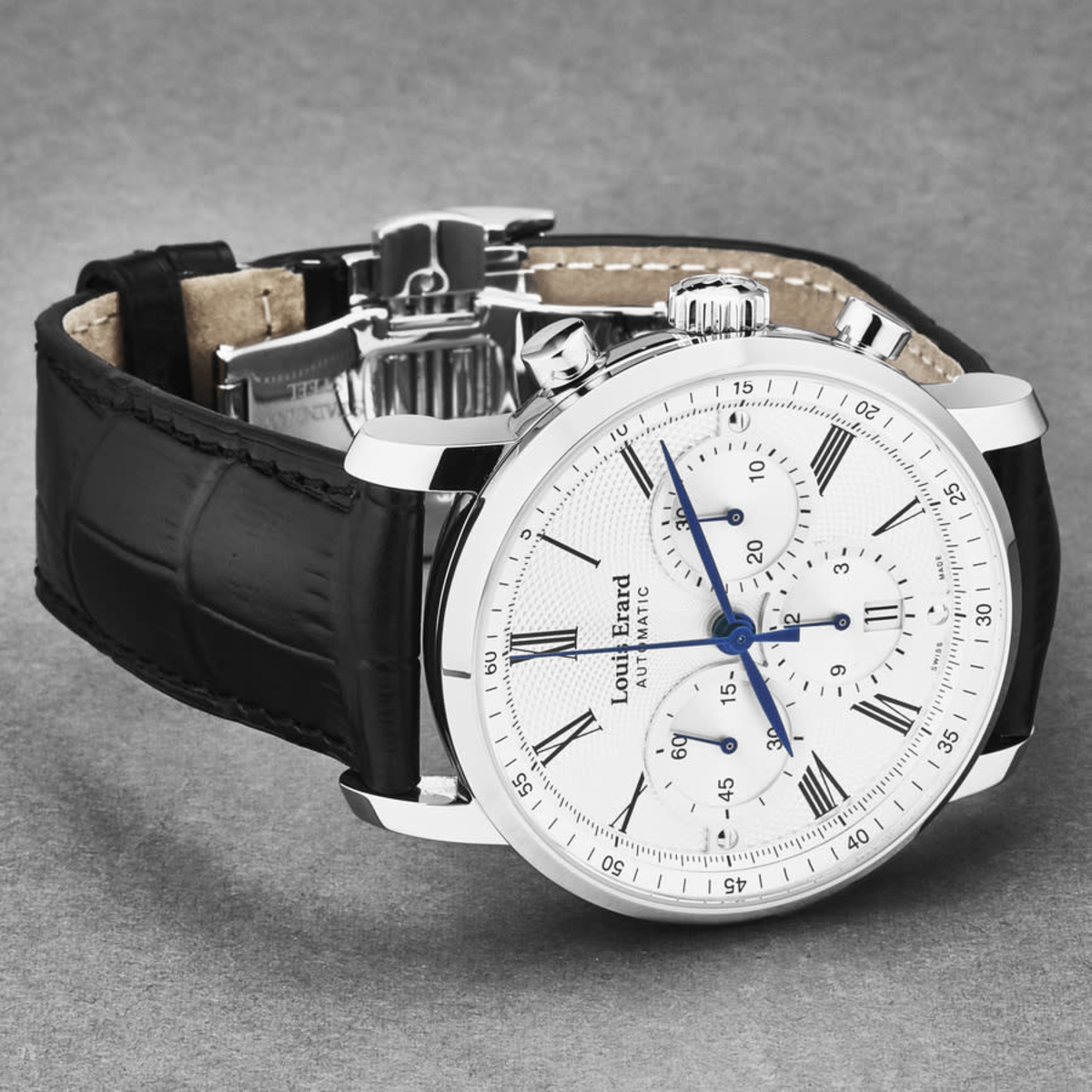 Louis Erard Excellence Chronograph Automatic Silver Dial Mens