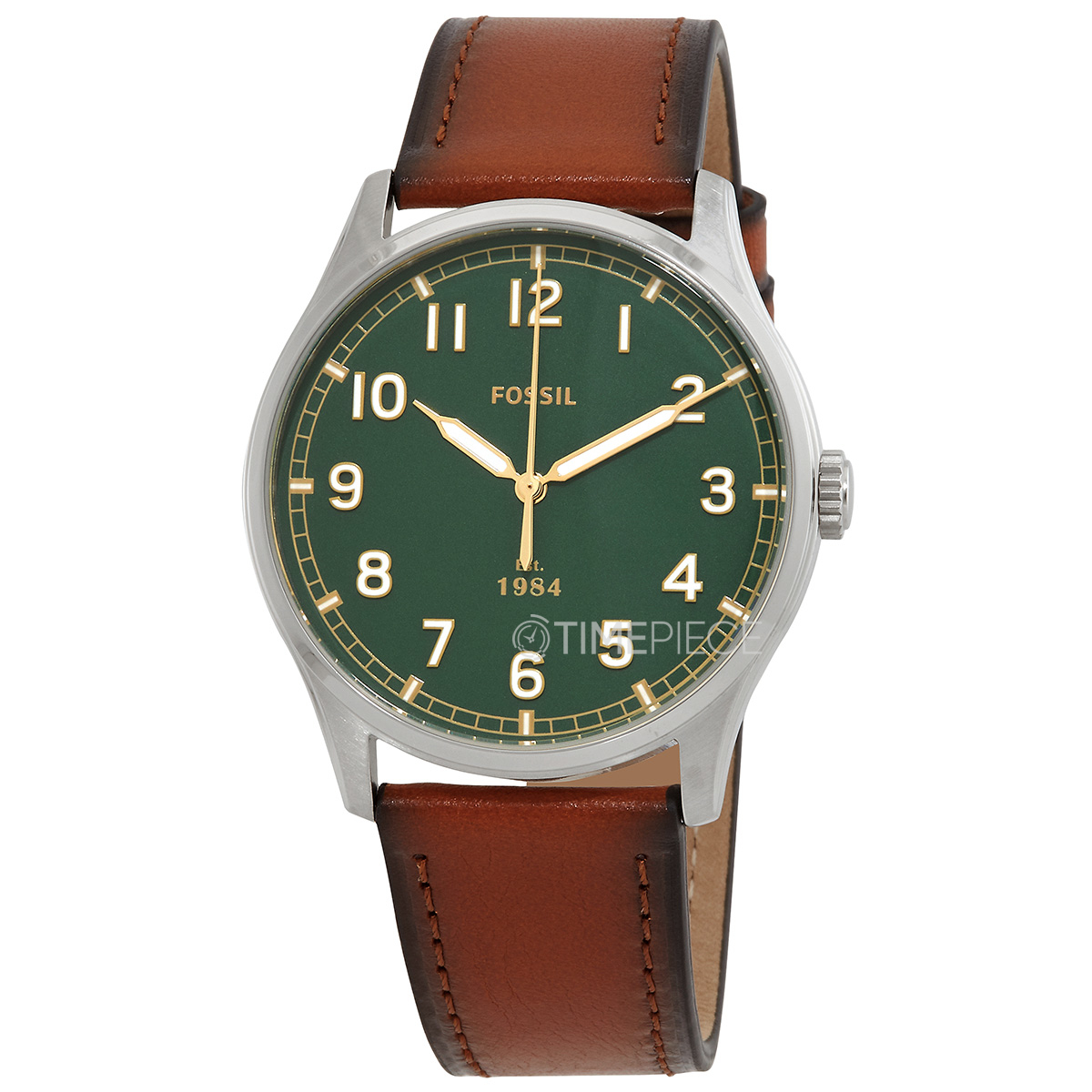 Fossil Dayliner Quartz Green Dial Mens Watch FS5925