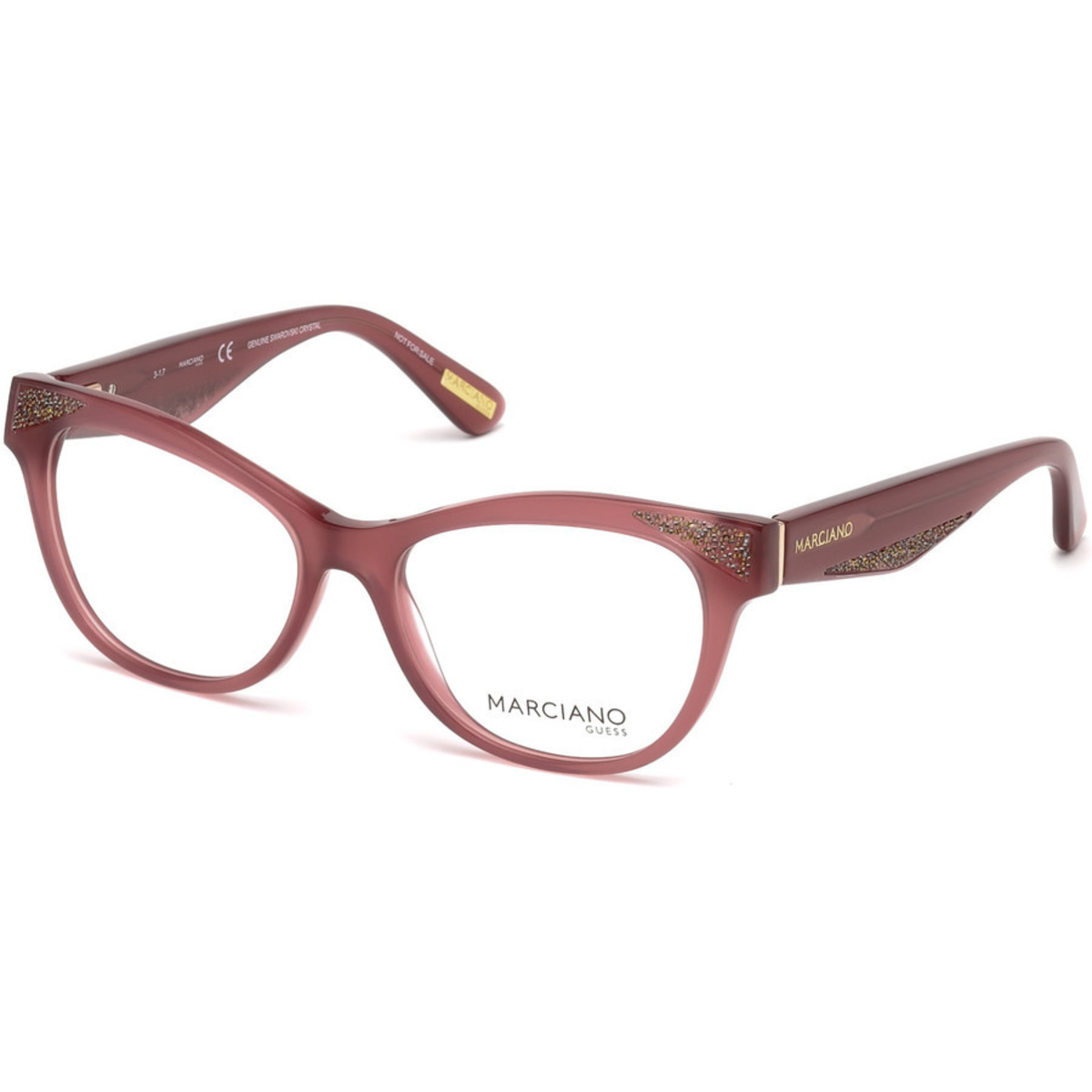 Guess by Marciano Ladies Red Square Eyeglass Frames GM0320