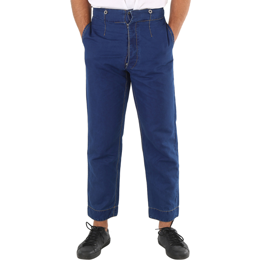 Maison Margiela Mens Stitched Straight Leg Trousers