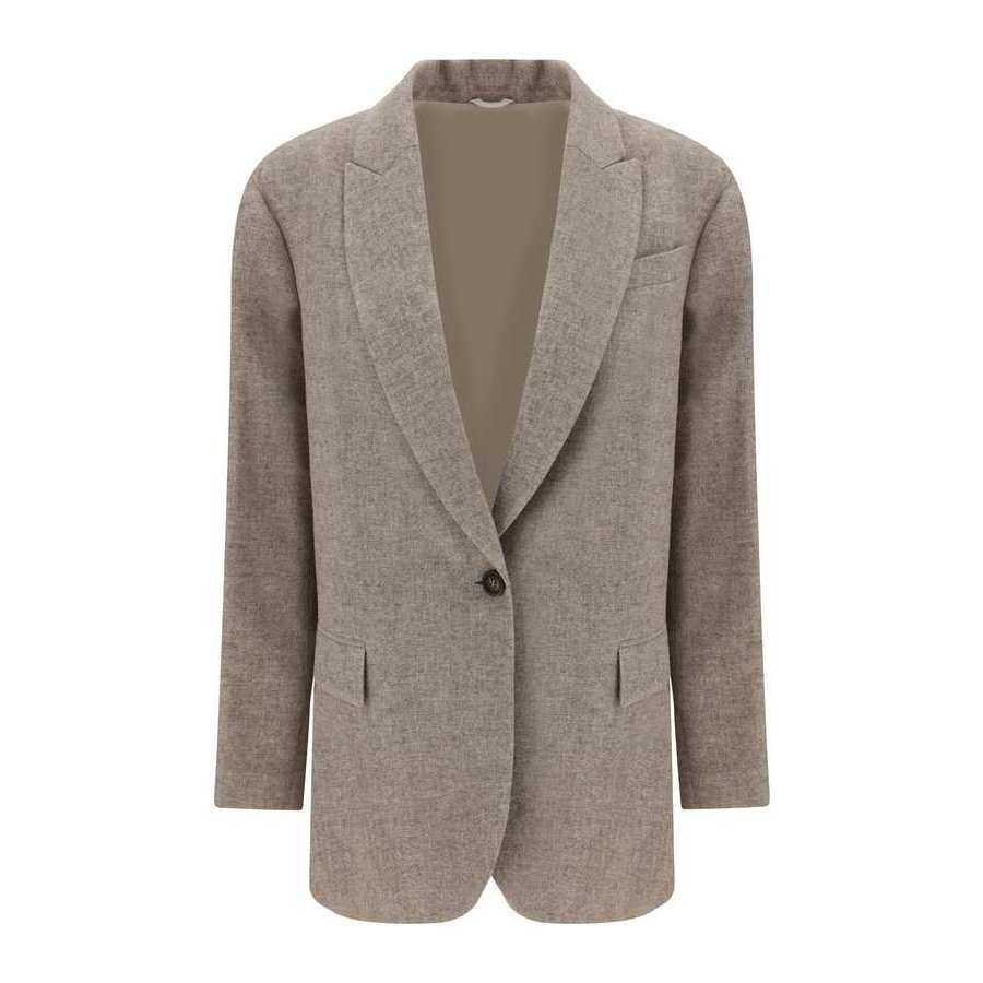 Brunello Cucinelli Wosand Wool Relaxed Jacket