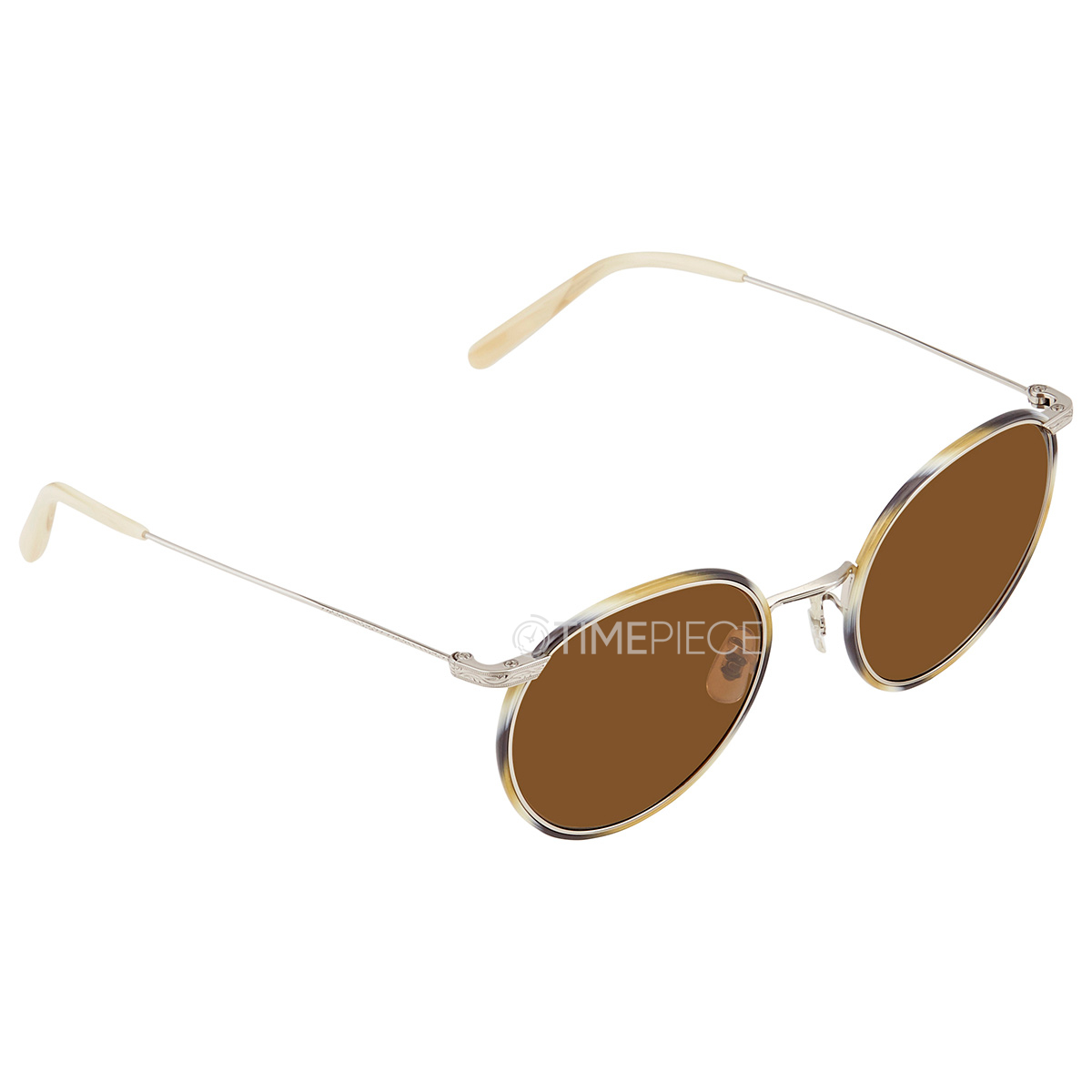 Oliver Peoples True Brown Round Sunglasses OV1269ST 50365349