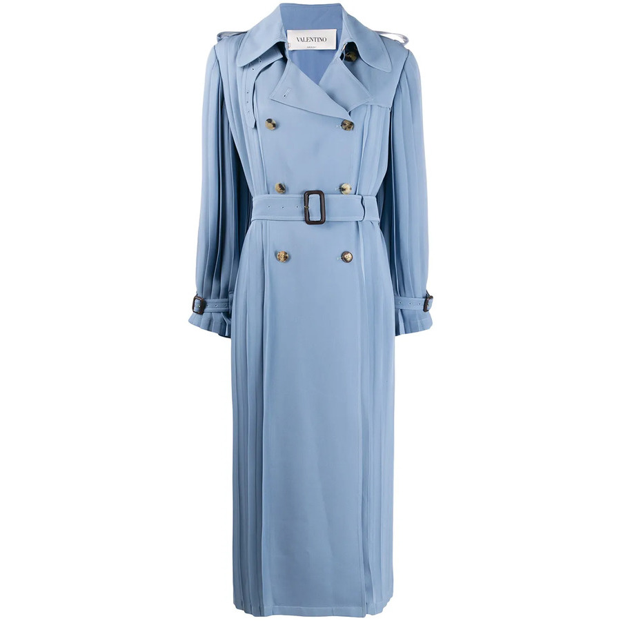 Valentino Garavani Pleated Trench Coat