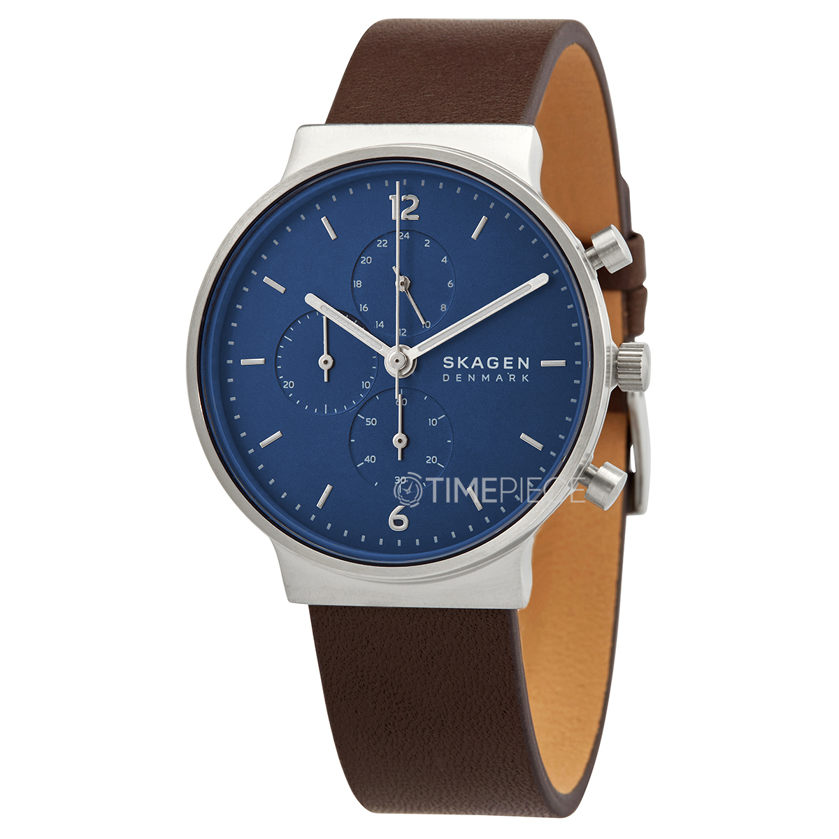 Skagen Ancher Chronograph Quartz Blue Dial Watch SKW6765