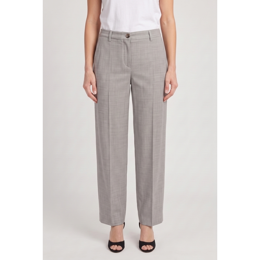 Brunello Cucinelli Wolight Grey Wool Trousers