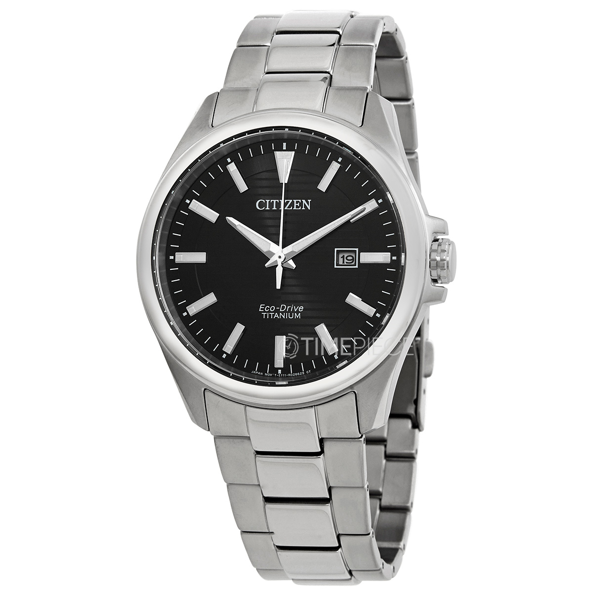 Citizen Eco-Drive Super Mens Titanium Dial Black BM7470-84E Watch