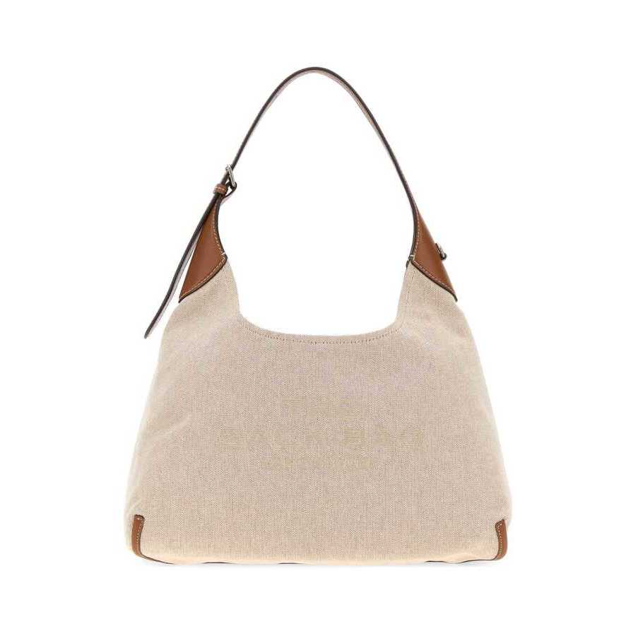 Beige Canvas The Sack Bag Shopping Beigearganoil Borse A Mano