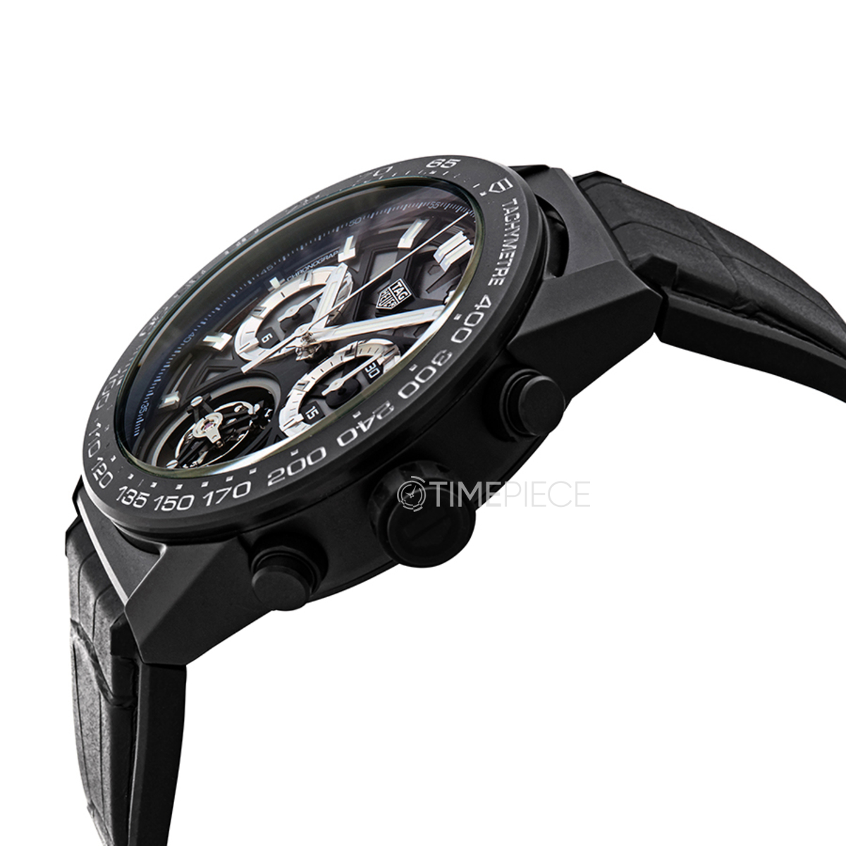 Tag Heuer Carrera Chronograph Automatic Black Dial Mens Watch  CBG2090.BH0661 for Men