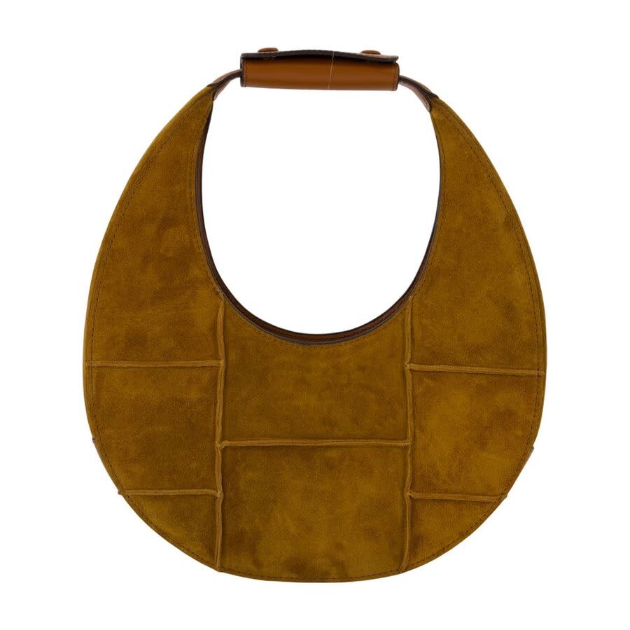 Staud Moon Hobo Bag  Brown