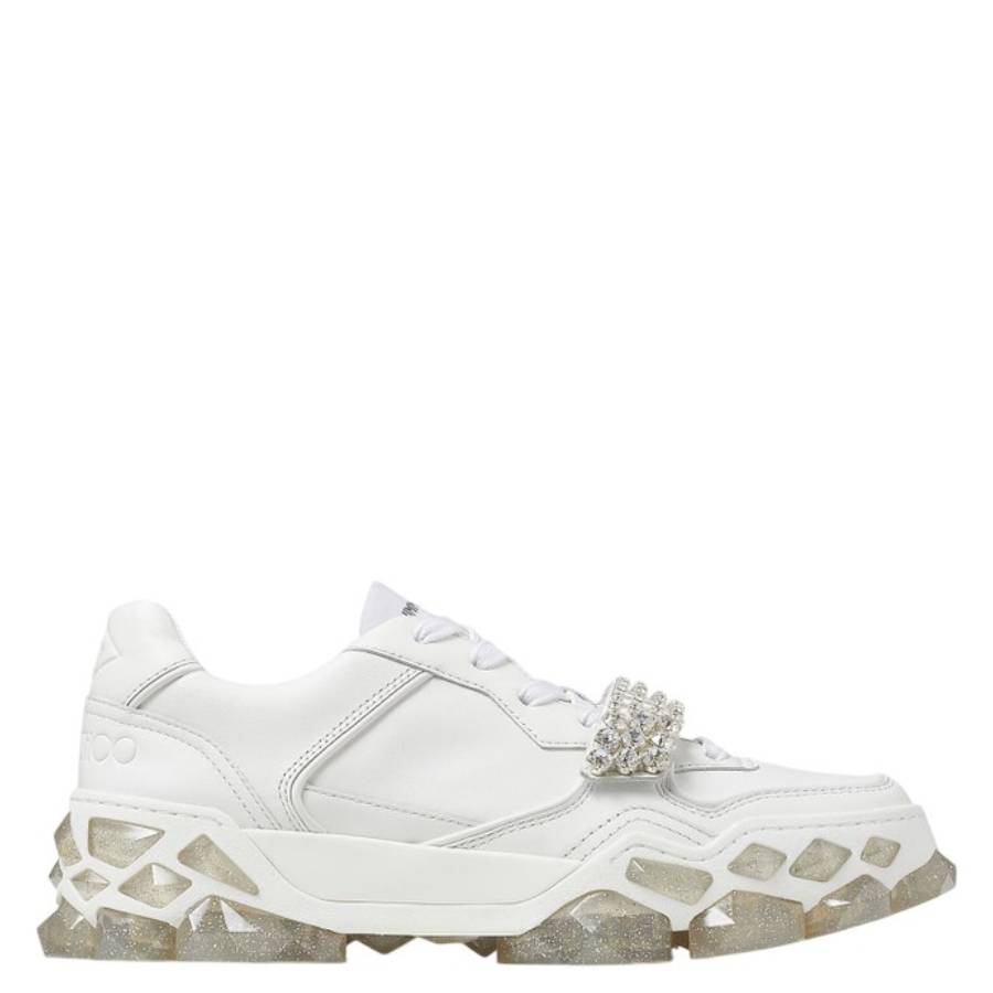Jimmy Choo Diamond X Strap/F Leather Trainers