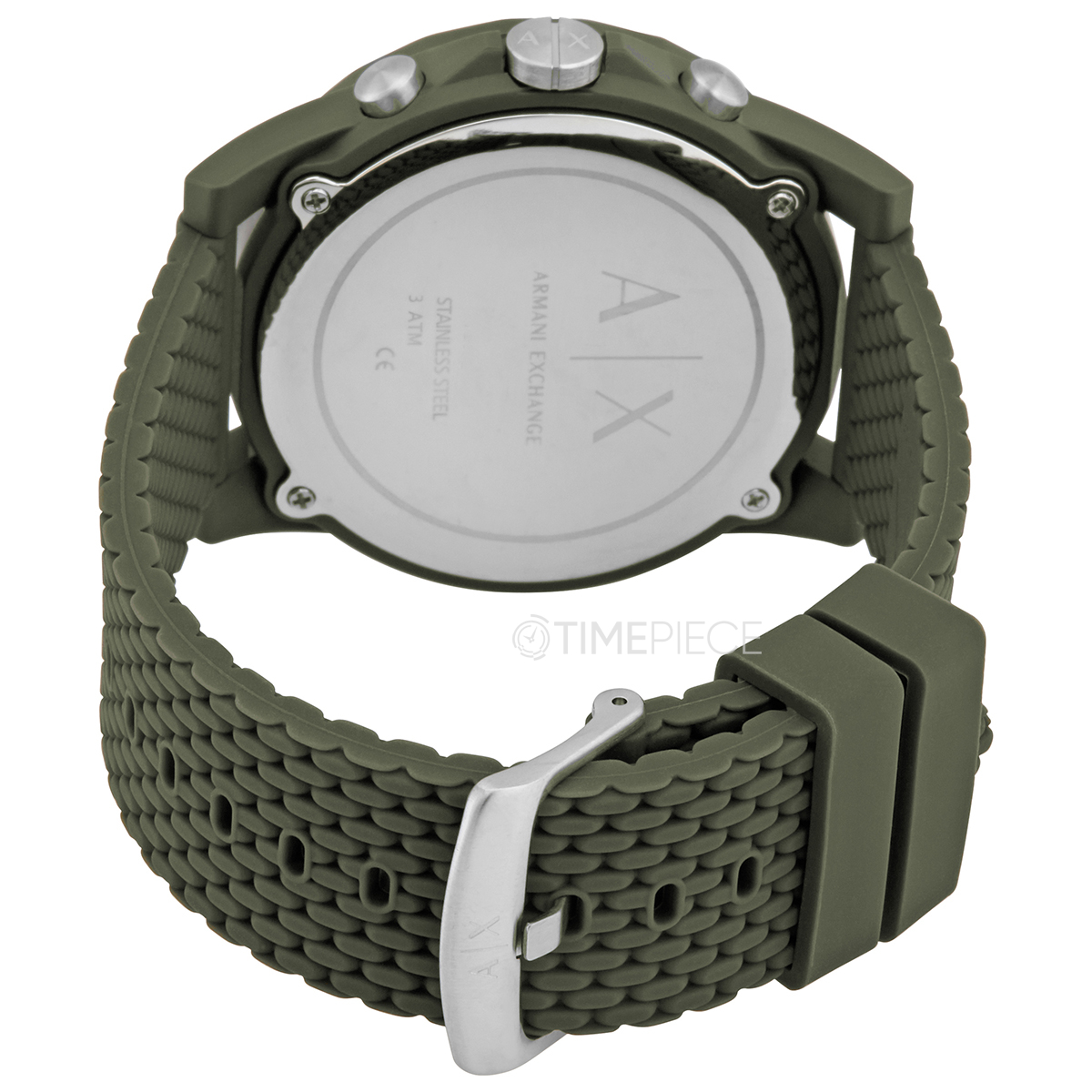 Armani Exchange Chronograph Watch Mens Green Quartz Dial AX1346