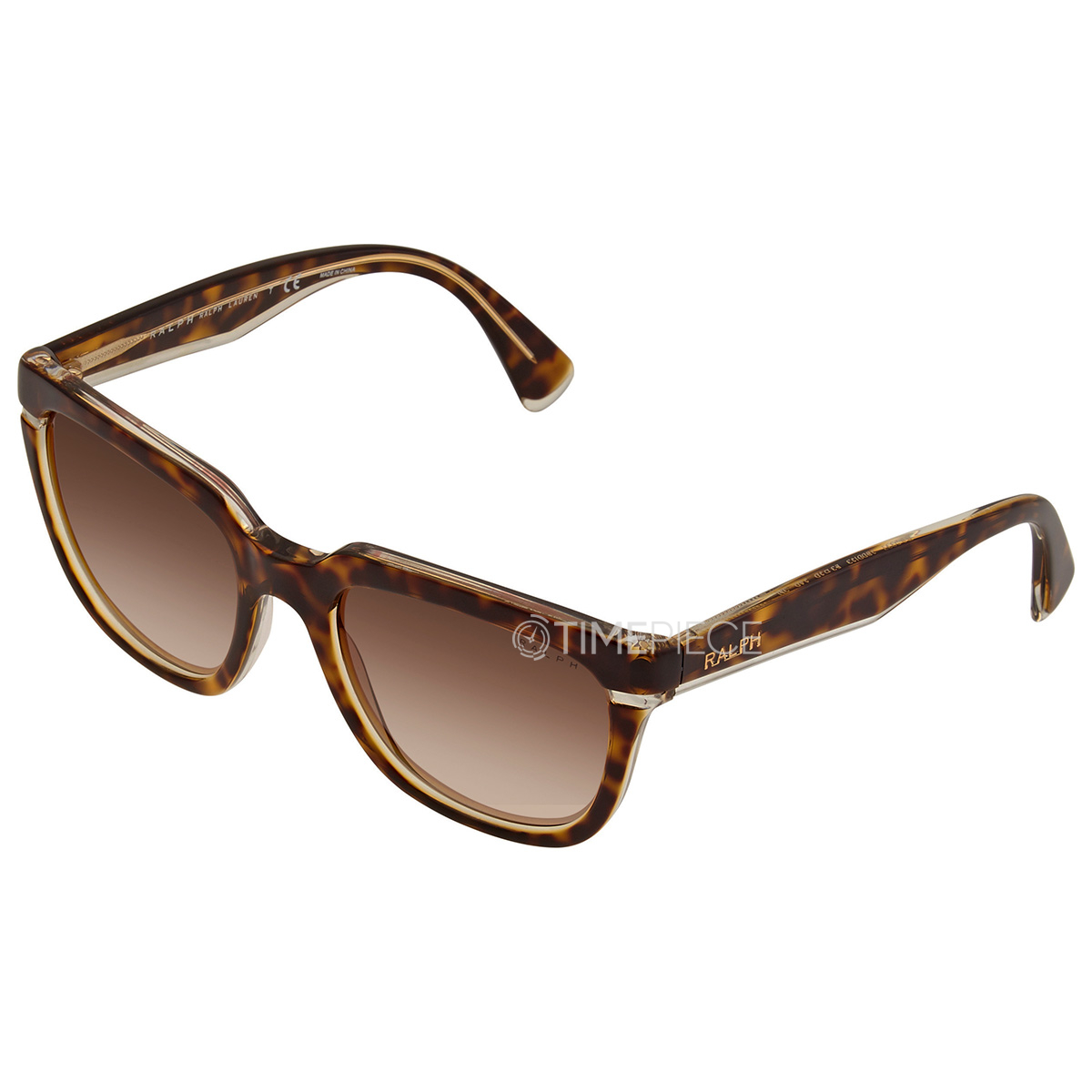 Ralph Lauren Brown Gradient Square Sunglasses RA5237169913 53