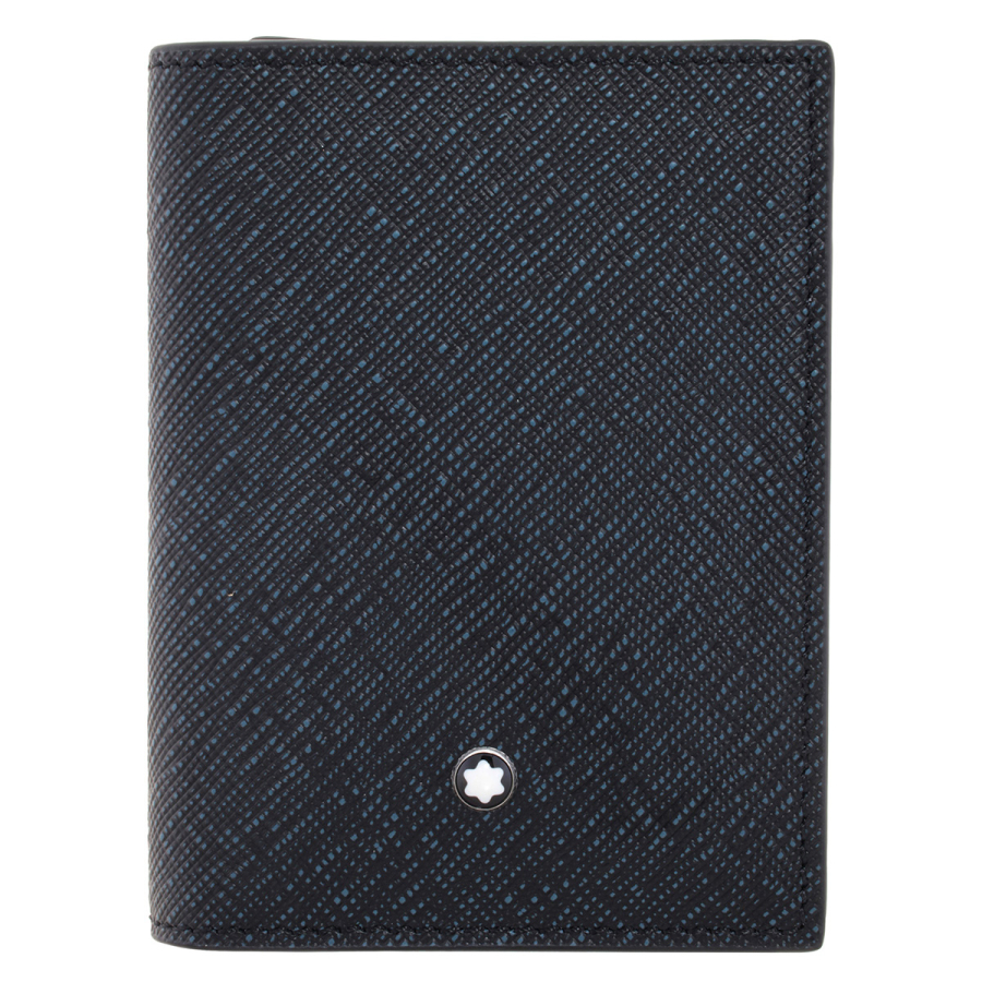 Montblanc Sartorial Leather Card Holder - Blue