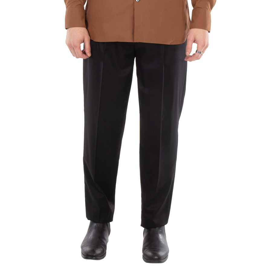 Ermenegildo Zegna Pleated Mid-Rise Wool Trousers