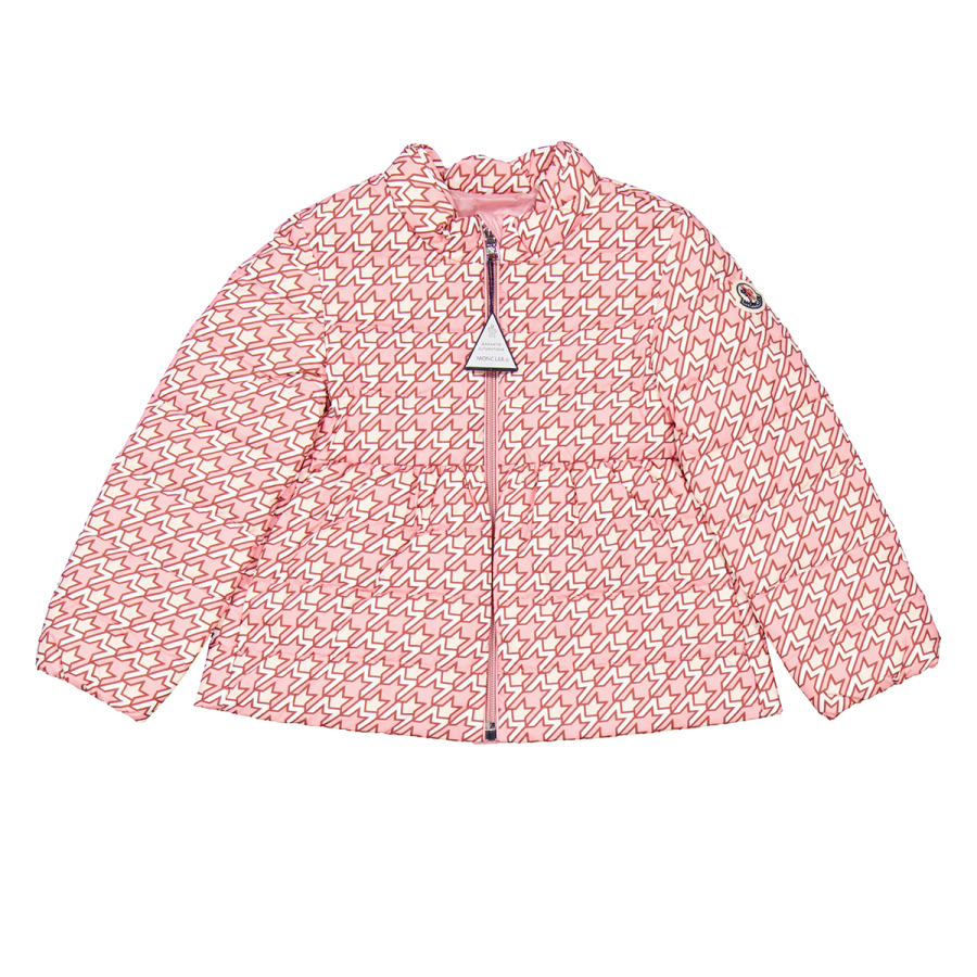 Moncler Girls Logo Print Puffer Jacket