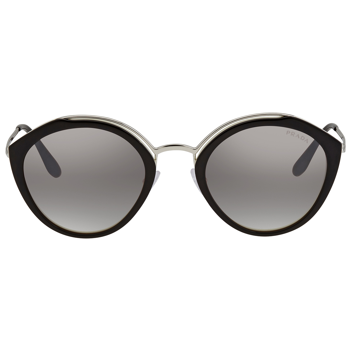 Prada silver sales mirror sunglasses