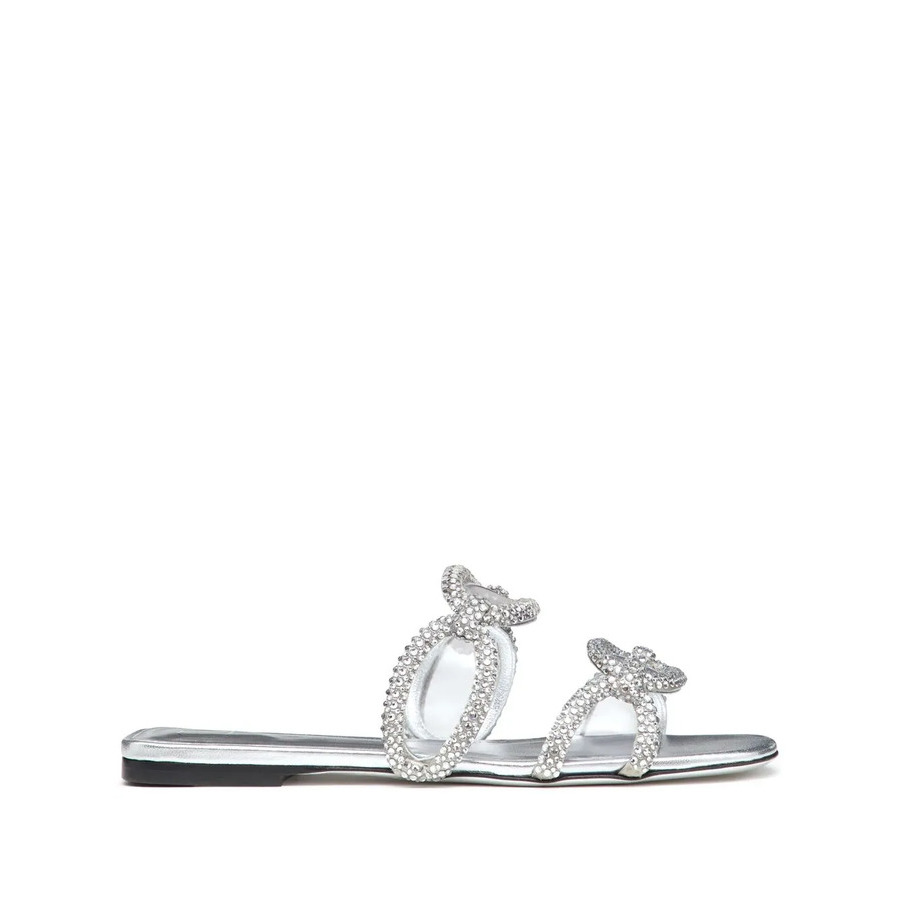 Valentino Garavani Chain 1967 Crystal-Embellished Sandals