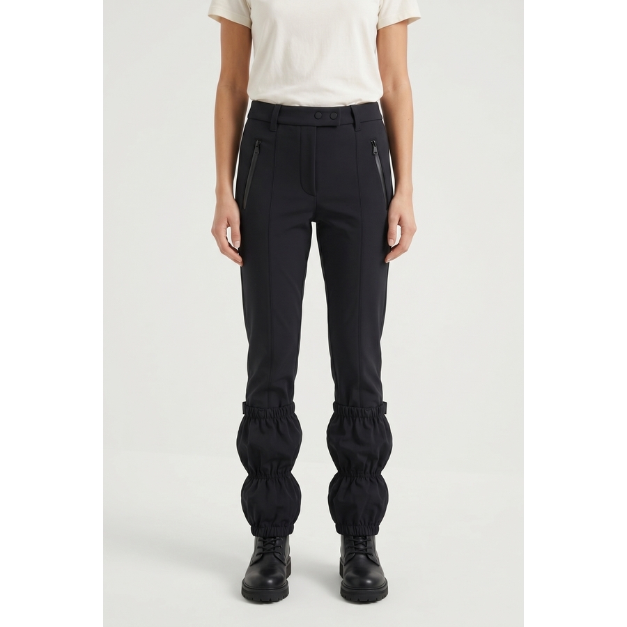 Brunello Cucinelli Woblack Gathered Hem Trousers