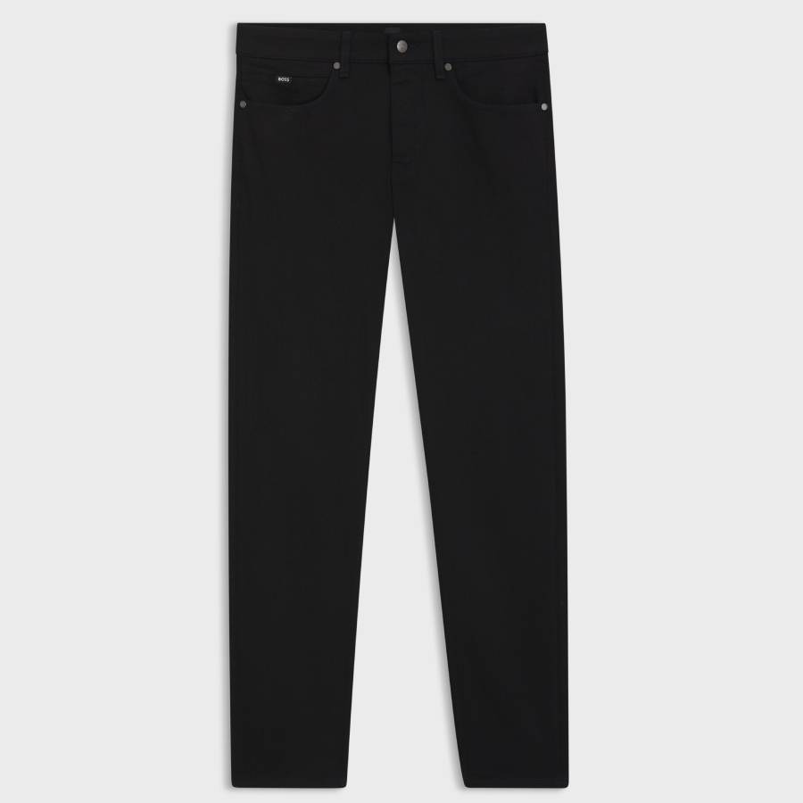 Hugo Boss Slim-Fit Jeans In Black Stretch Denim