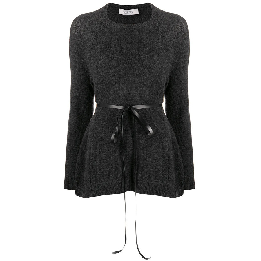 Valentino Garavani Ribbon Belted Jumper