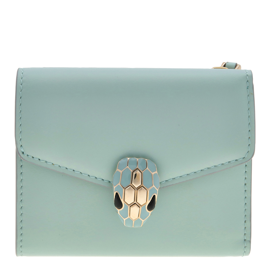 Bvlgari Serpenti Forever Compact Leather Wallet